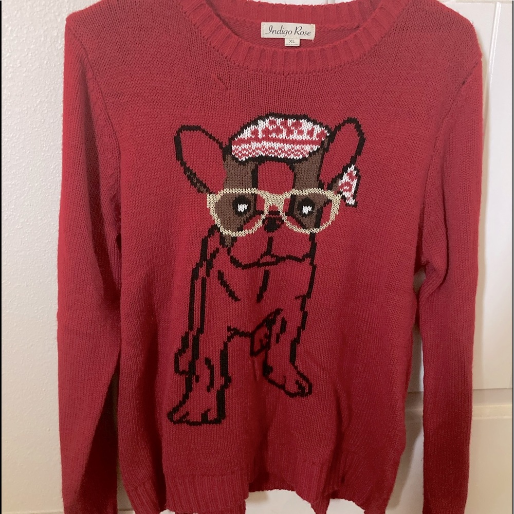 Adorable puppy Christmas sweater!